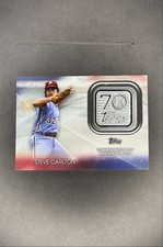 2021 Topps - Topps 70th Anniversary Manufactured Logo Patches Steve Carlton