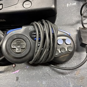 Sega Saturn Model 1 Console MK-80000A 2 Controller AC Power AV Cables TESTED