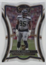 2019 Panini Select Premier Level Die-Cut White Prizm /35 LJ Collier #108 05l9