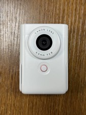 Canon PowerShot V10 Vlogging Compact Camera 20.1 MP 5x Optical Zoom White