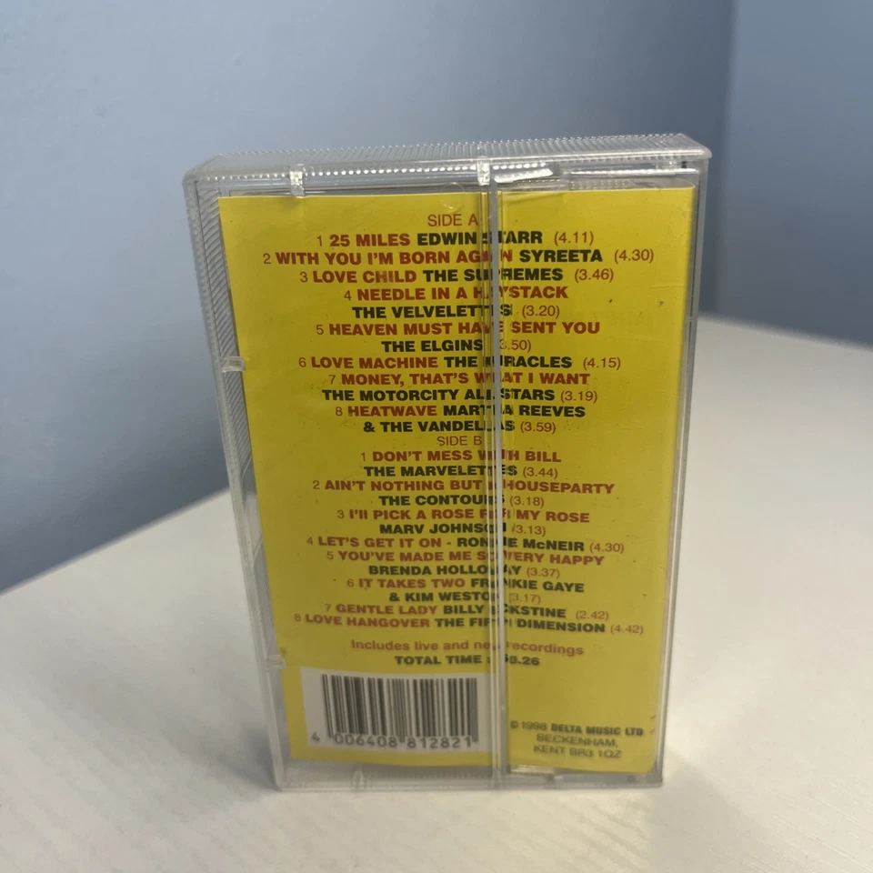 Motorcity Greatest Hits - NEW Cassette Tape Syreeta, Edwin Starr, Supremes, 1998 - Image 3 of 3