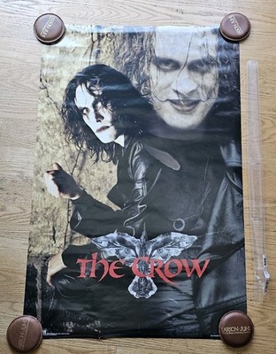 The Crow Poster 1996 Brandon Lee 23 x 35 Crowvision OSP Robert Zuckerman