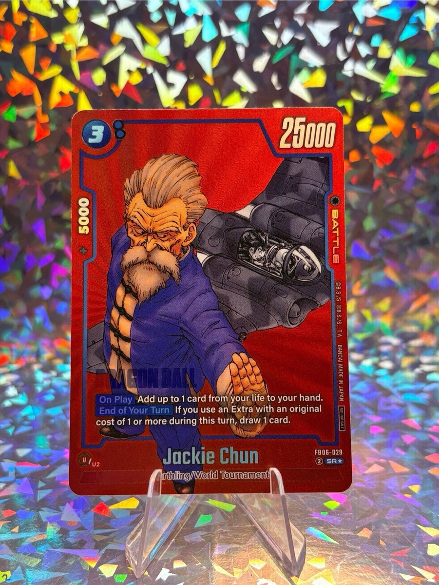 ドラゴンボールカード RYC Jackie Chun FB06-029 Limited Manga Pack Dragon Ball Fusion World