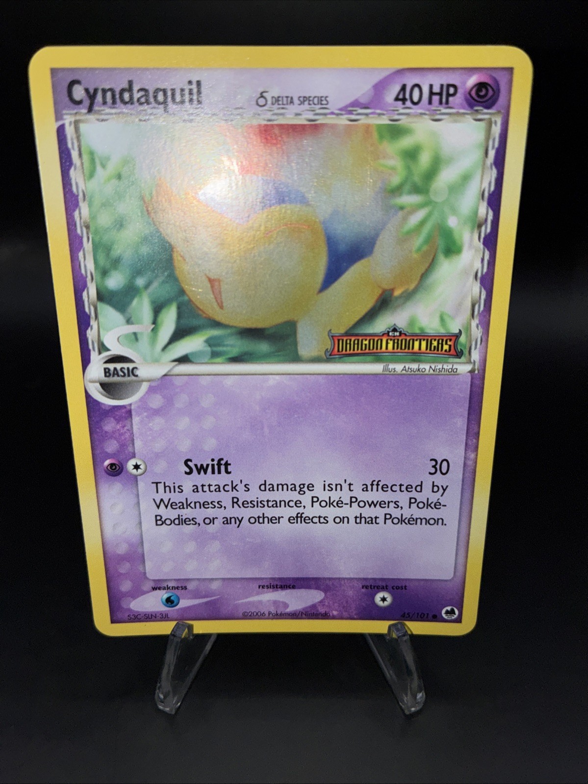 Cyndaquil (Delta Species) 45/101 Dragon Frontiers Reverse Holo