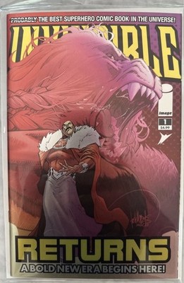 INVINCIBLE RETURNS #1 TODD BEATS MATTE FOIL EXCLUSIVE NM