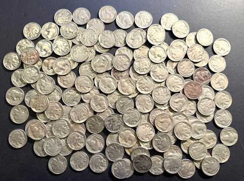 Buffalo Nickel Lot (9 Coins) NICE LOT! Some With Full Horns