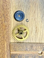 Herschede Clock Movement (PL 78) Minute Wheel (See Pics To ID Movement)  (KD3332