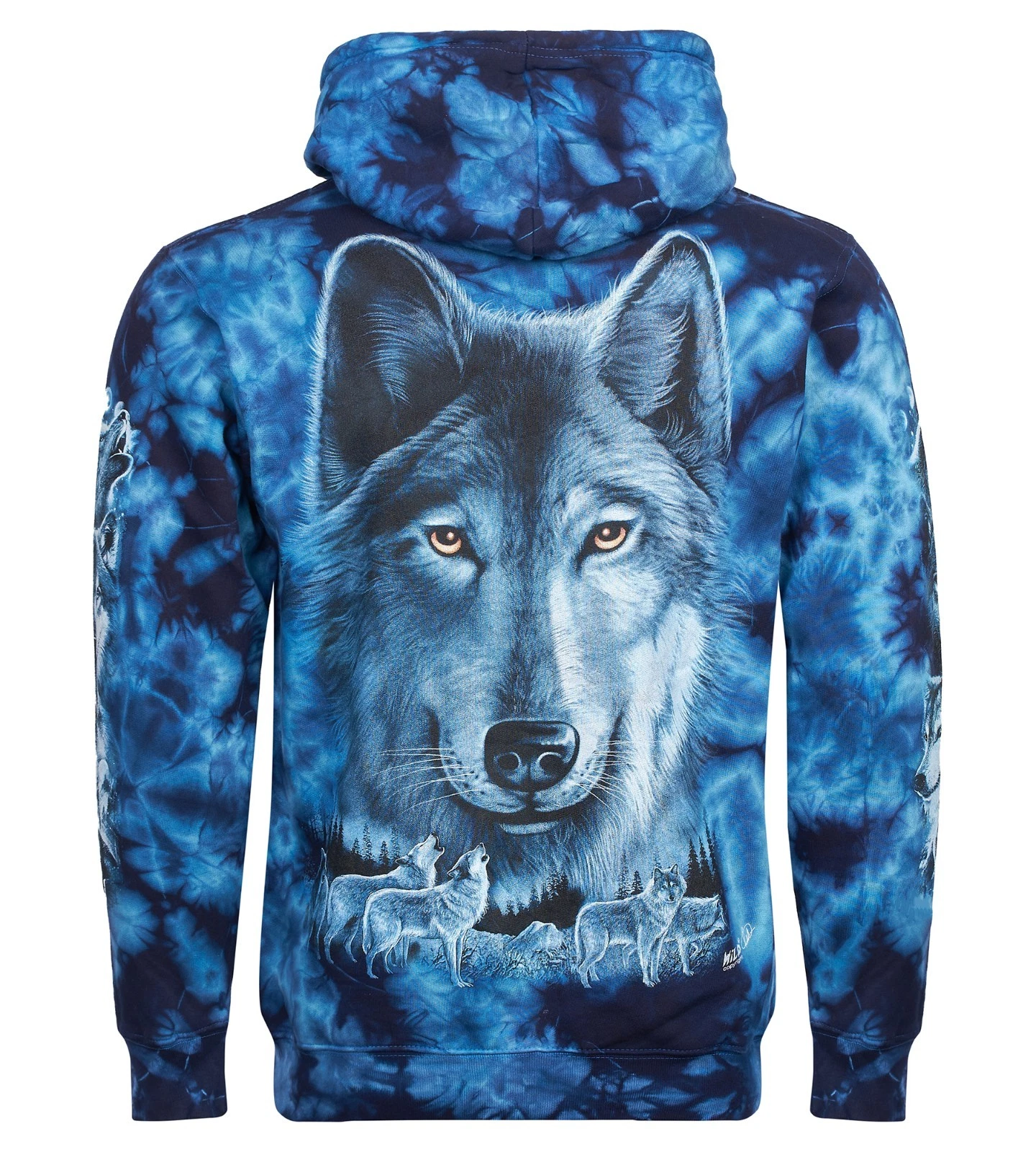 Unisex Tie Dye Hoodie Zip Up Glow in Dark Black hoody Size M-3XL