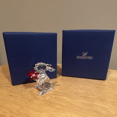 Swarovski Rabbit with Roses (5063338) In Original Fitted Box Excellent Condition