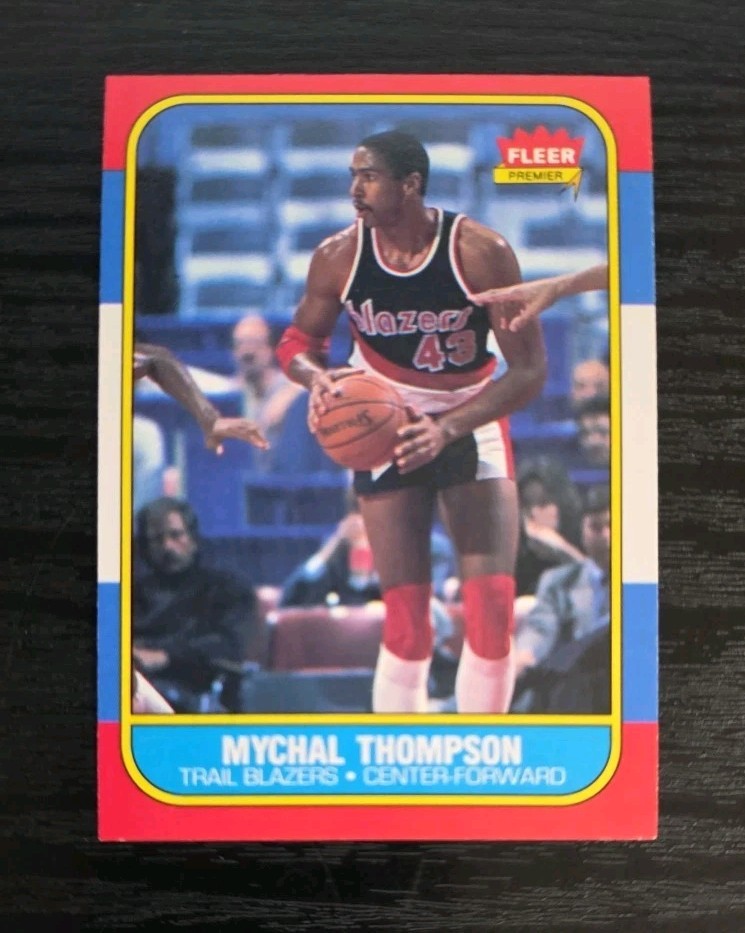 1986 Fleer #111 Mychal Thompson