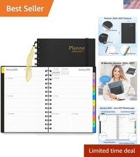Daily Planner 2026-2027, 18- Weekly and Monthly Calendar Planner, January 202...