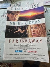 FAR and AWAY  Royal Charity Prem Souv Brochure ,Poster  And Book And Cast List