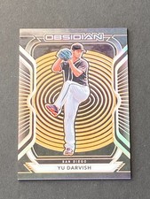 Yu Darvish 2021 Chronicles Obsidian Orange Etch #ed 12/28