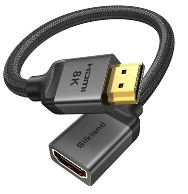 8K HDMI Extension Cable 48Gbps 2.1 Ultra HD 4K Short Cord Extender 0.5FT
