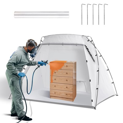 Portable Paint Booth Spray Paint Tent 7.5x5.2x5.2ft Spray Paint Shelter  DIY