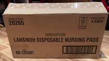 4 Pack - Lansinoh Stay Dry Disposable Nursing Pads - 240 Total - Free Shipping!