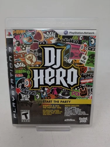 DJ HERO - Playstation 3, PS3, CIB w/ Manual