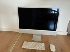 Apple iMac 24 Zoll Retina 4.5K 256GB, M1 Chip 8C CPU/8C GPU - Silber