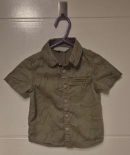 Baby Boys Khaki Crocodile Shirt 12-18 Months
