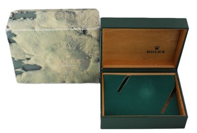 Rolex Uhrenbox Etui Box mit Umkarton Ref.: 10.00.01 Vintage - 100% ORIGINALWARE