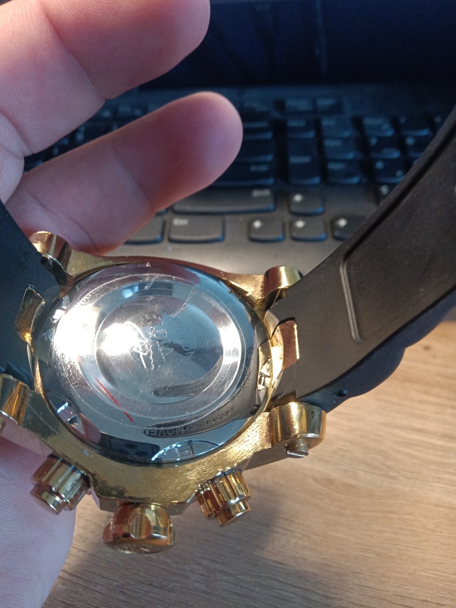 invicta venum gold dial 8161 mens watch | eBay