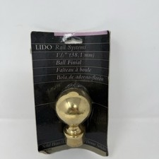 NEW LIDO Rail Systems Solid Brass Ball Finial...