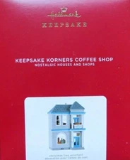 Hallmark  Keepsake Korners Coffee Shop Nostalgic Houses Shops 38th Ornament 2021