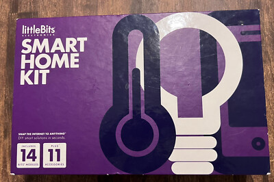 LittleBits Smart Home Kit 14 Bits Modules Magnets DIY IFTTT Ready Smart Solution