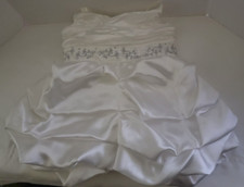 Build A Bear Workshop White  Silver Wedding Dress BAB