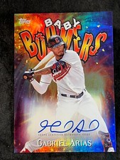 2023 Topps FOIL REFRACTOR Baby Boomers ROOKIE AUTO Gabriel Arias item 10