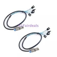 Mini SAS SFF-8088 to SATA Cable For LSI 9200-8E Controller Card Raid Connector