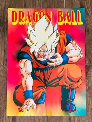 Dragon Ball Z Poster Choose Goku Frieza Vegeta Gohan Gotenks Anime