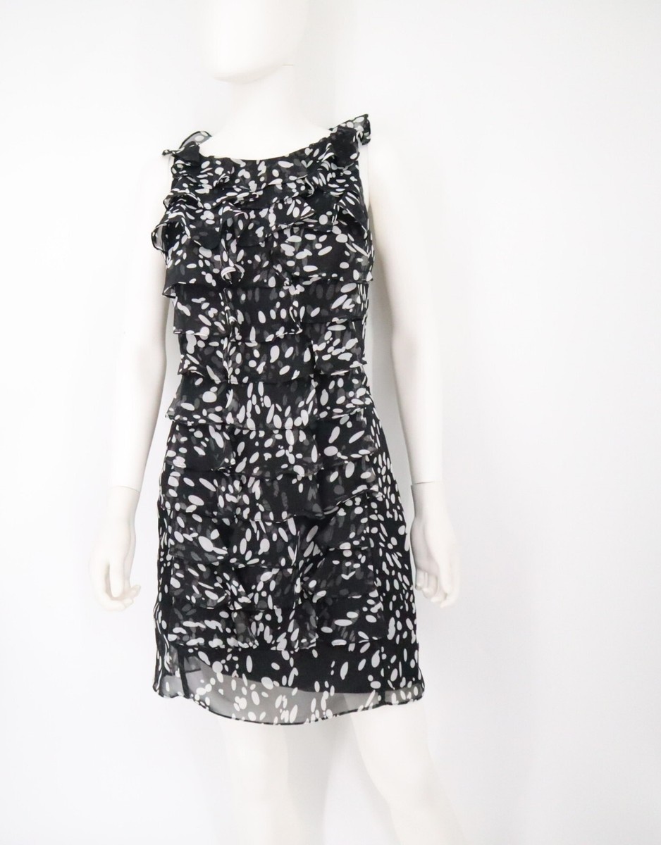 blue dress for baby girl Bell Sleeve Jersey Sheath Dress In Black main image 1