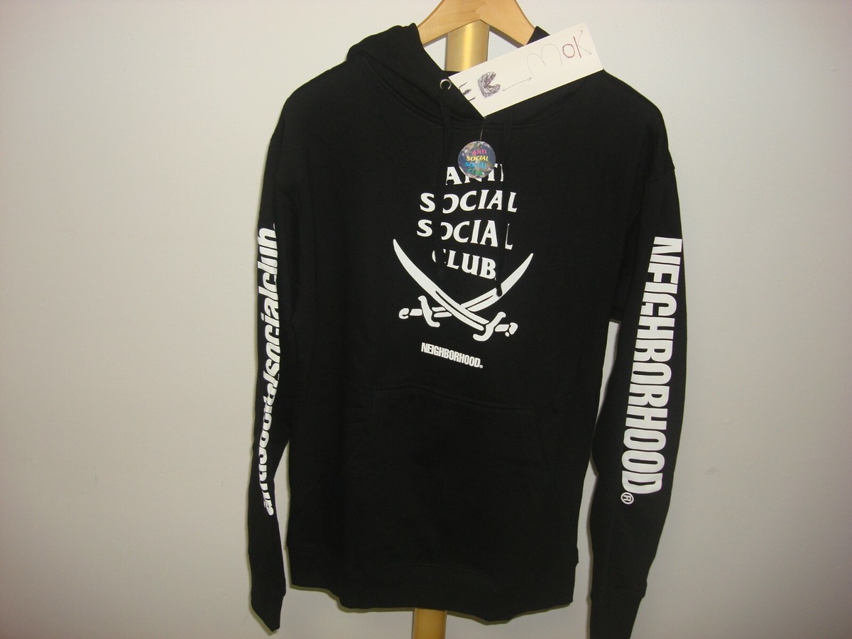 パーカー・フーディ Anti Social Social Club x Neighborhood 6IX HOODIE FW 20 2020 AntiSocial Social Club x Neighborhood 6IX Black Hoodie