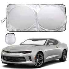 For 2010-2023 Chevy Camaro Car Coupe Windshield Sun Shade Uv Block Shield Cover