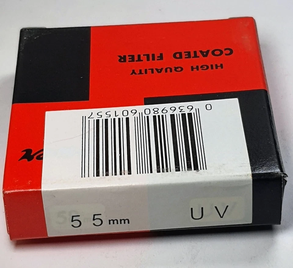 55mm UV Glass Lens Filter 55 mm UV Protection Safety E55 E-55 Bower Japan OEM - Image 4 of 4