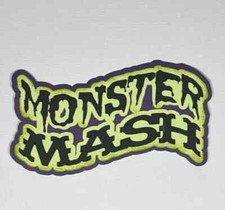 Monster Mash Title Die Cut Scrapbook Embellishment Halloween