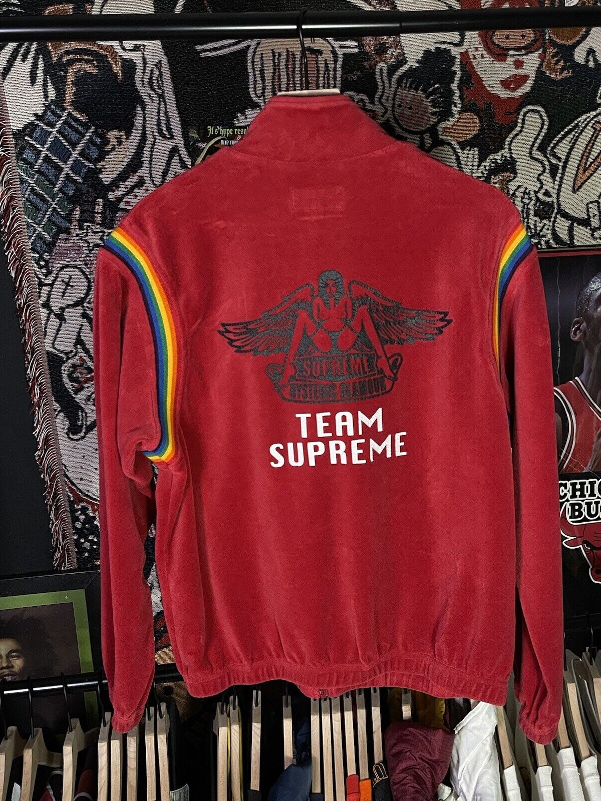 Supreme HYSTERIC GLAMOUR Velour Track Jacket