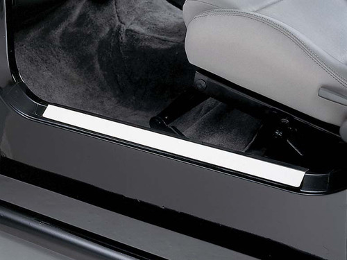 Seuils de porte en acier inox Jeep Wrangler YJ : protection premium