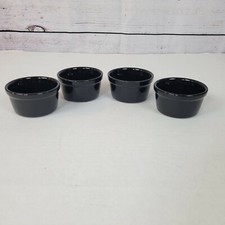 Basic Black Ramekins; Set of 4