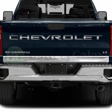 2019-2025 Chrome Tailgate Letters For Chevrolet Silverado Insert Decals Stickers