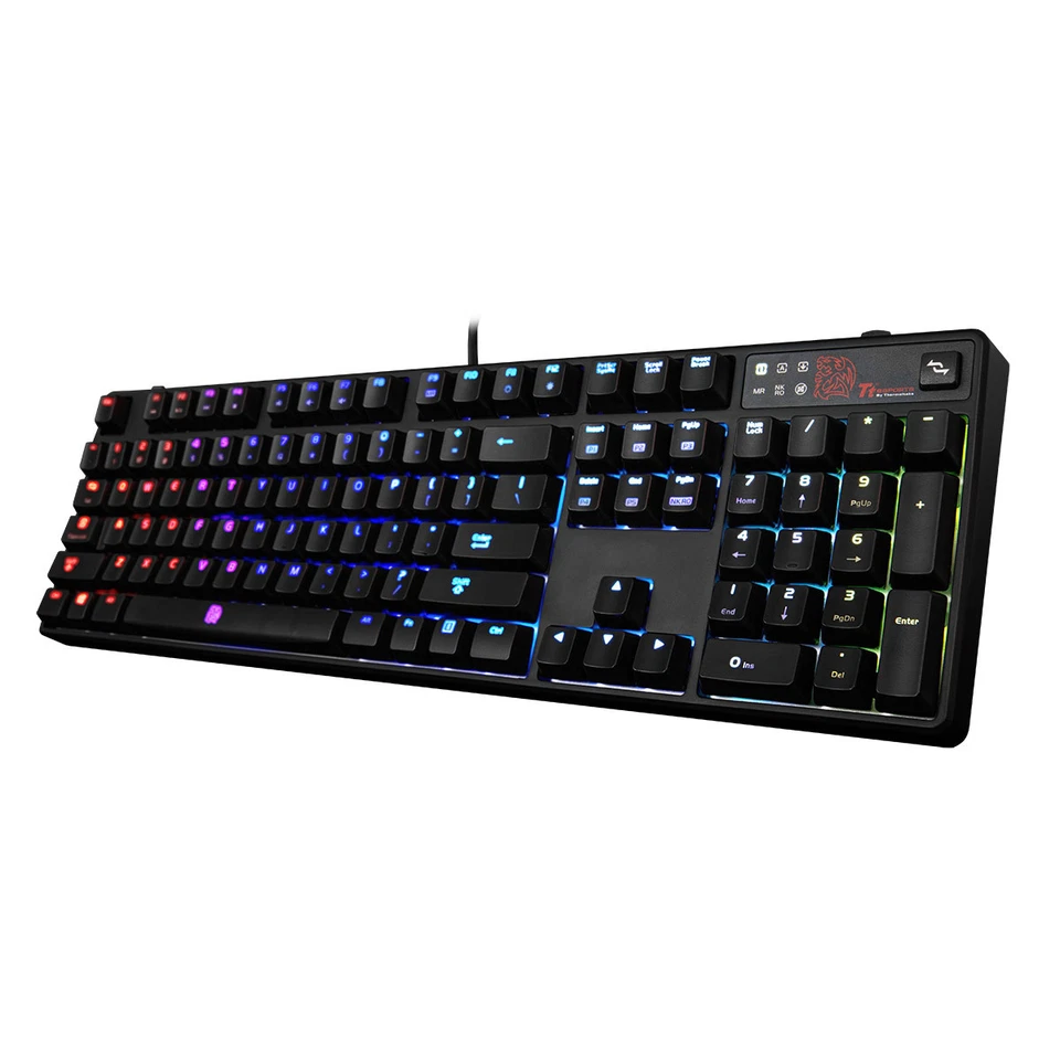 ThermalTake e Sports Poseidon Z Mechanical RGB Illuminated Gaming Keyboard - Image 3 of 4