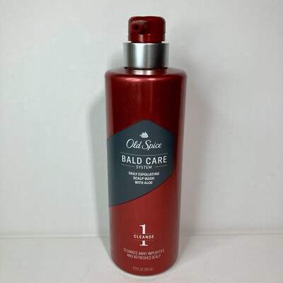 Old Spice Bald Care System - Step 1 Daily Exfoliating Scalp Wash With Aloe