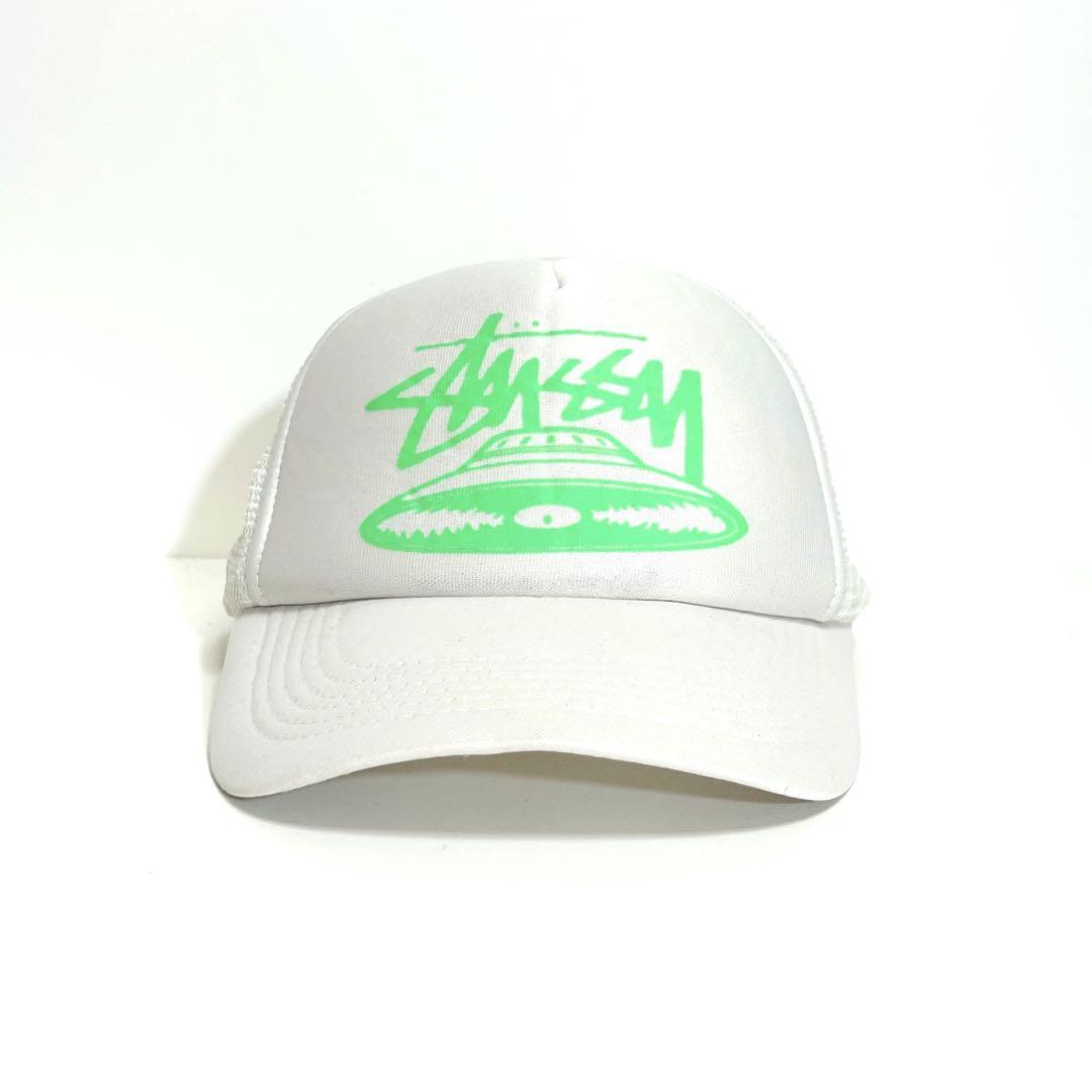 Stussy 00S Early Ufo Fluorescent Logo Mesh Cap LImited Stussy 00S Early Ufo Fluorescent Logo Mesh Cap LImited