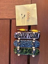 Tech Deck Lot - Zoo York Completes With Extra Parts And Tools