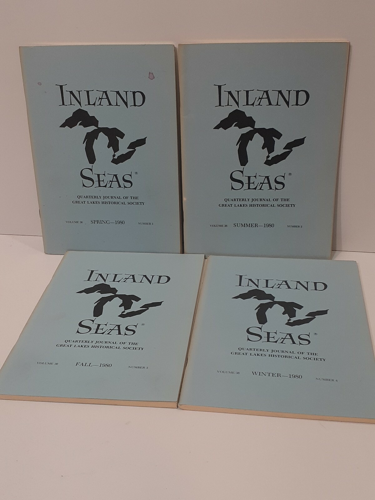 Inland Seas Quarterly Journals of Great Lakes Historical Society 1980 Full Year