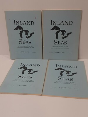 #ad Inland Seas Quarterly Journals of Great Lakes Historical Society 1980 Full Year $8.39