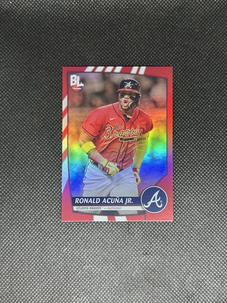 2023 Topps Big League - Super Rare Red Foil #286 Ronald Acuña Jr.