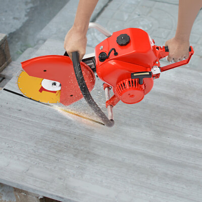 78.5CC 2 Stroke Gas Power Cement Concrete Cut off Saw Cutting Tool W/ Blade