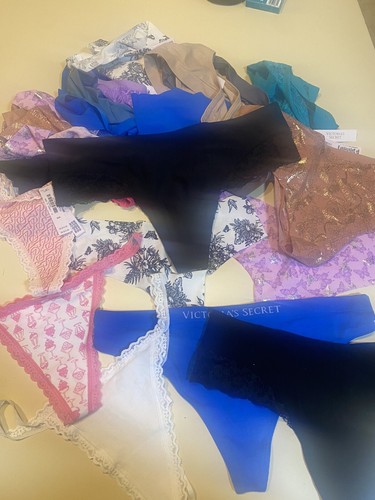 Victoria's Secret Panties Lot Of 10 Random Wholesale Vs Panty Thong Bikini New - Picture 3 of 3